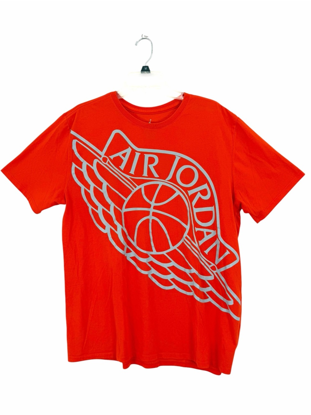 Jordan “Wings” wingspan Short Sleeve Orange Tee with Air Jordan Wing Graphic
